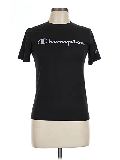 Pre-owned Champion Active T-shirt In Black
