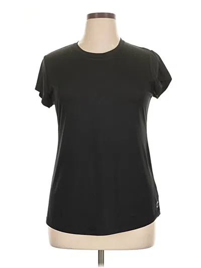 Pre-owned Champion Active T-shirt In Black