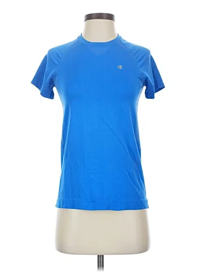Pre-owned Champion Active T-shirt In Blue