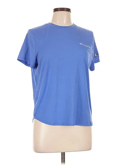 Pre-owned Champion Active T-shirt In Blue