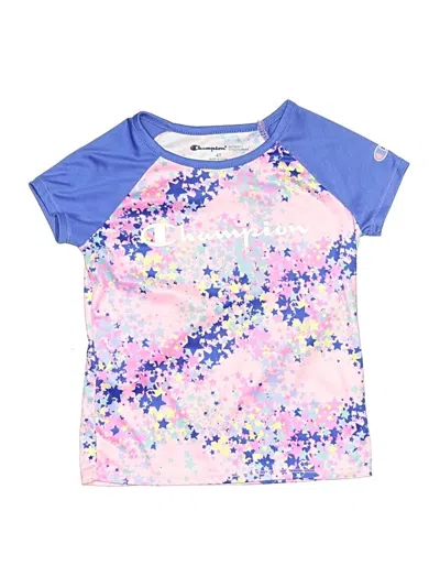 Pre-owned Champion Kids' Active T-shirt In Blue