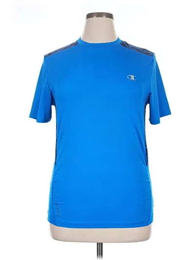 Pre-owned Champion Active T-shirt In Blue