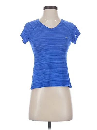Pre-owned Champion Active T-shirt In Blue