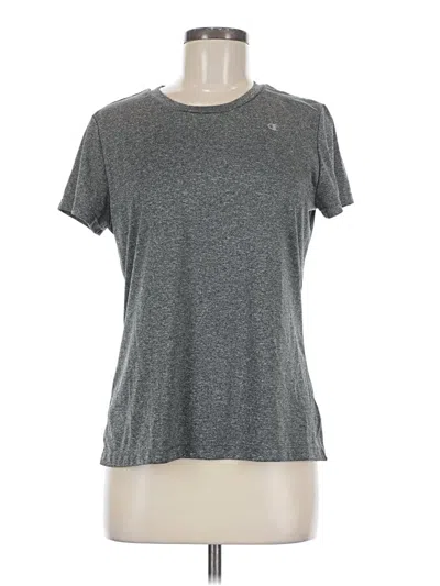 Pre-owned Champion Active T-shirt In Gray