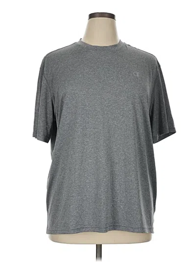 Pre-owned Champion Active T-shirt In Gray