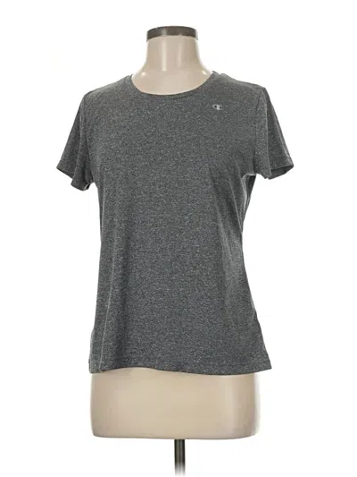 Pre-owned Champion Active T-shirt In Gray
