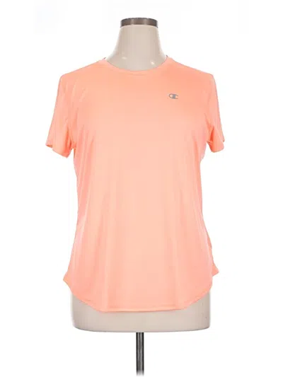 Pre-owned Champion Active T-shirt In Orange