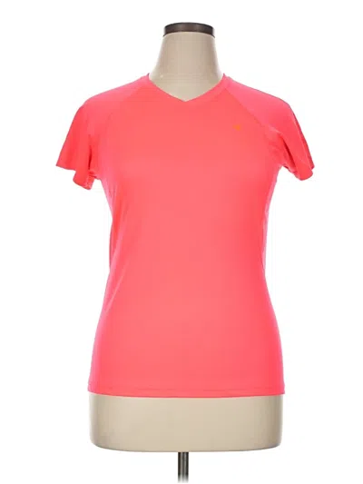 Pre-owned Champion Active T-shirt In Pink
