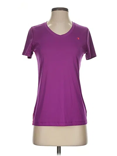 Pre-owned Champion Active T-shirt In Purple