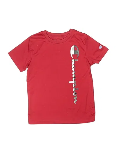 Pre-owned Champion Kids' Active T-shirt In Red