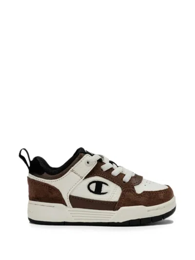 Champion Kids' Arena Lo Td Logo-patch Sneakers In Black