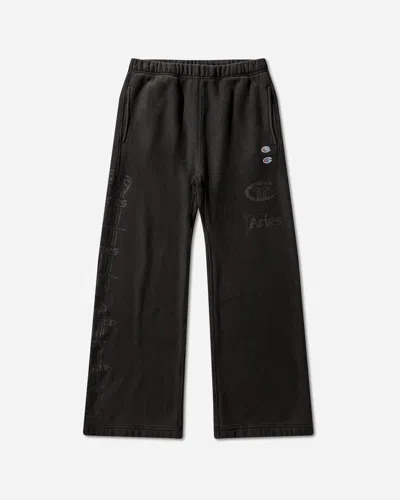 Champion Aries Colonna Straight Sweatpants In Black