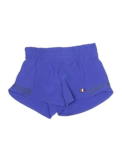 Pre-owned Champion Athletic Shorts In Blue