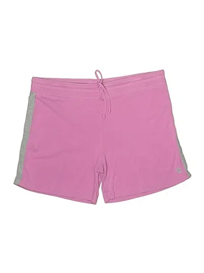 Pre-owned Champion Athletic Shorts In Pink
