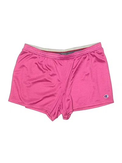 Pre-owned Champion Athletic Shorts In Pink