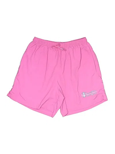 Pre-owned Champion Athletic Shorts In Pink