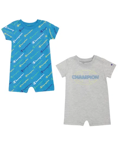 Champion Baby Boys' Logo Print Shortalls In Multi