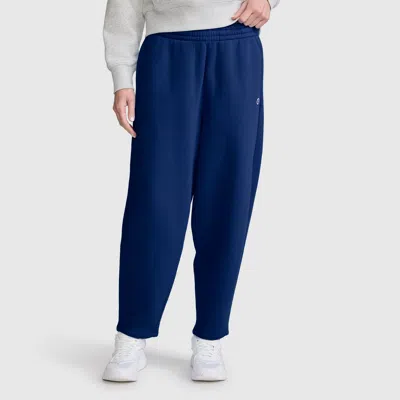 Champion Barrel Leg Fleece Pant In Blue Depths