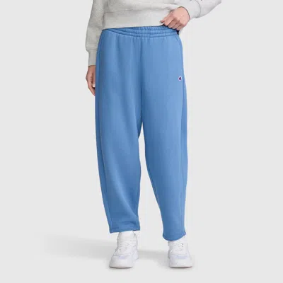Champion Barrel Leg Fleece Pant In Riviera
