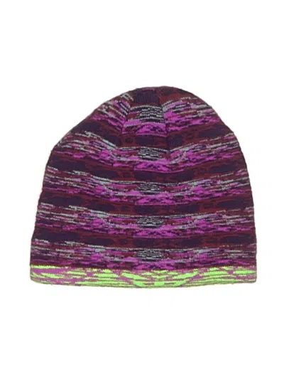 Pre-owned Champion Beanie Hat In Purple
