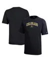 Champion Big Boys And Girls Black Colorado Buffaloes Arch Over Logo T-shirt In Black