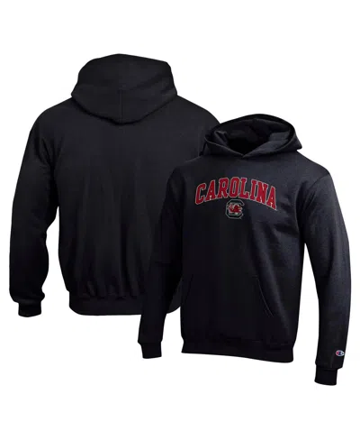 Champion Big Boys And Girls Black South Carolina Gamecocks Campus Pullover Hoodie