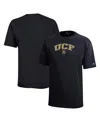 Champion Big Boys And Girls Black Ucf Knights Arch Over Logo T-shirt In Black