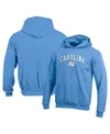 Champion Big Boys And Girls Carolina Blue North Carolina Tar Heels Campus Pullover Hoodie In Light Blue