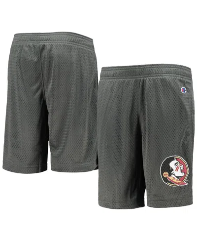 Champion Youth Charcoal Florida State Seminoles Classic Mesh Shorts