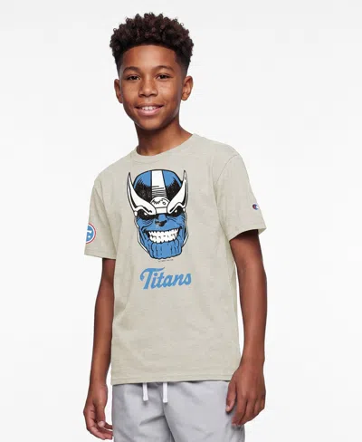 Champion Kids' Big Boys' And Girls' Disney X Oatmeal Tennessee Titans Thanos T-shirt In White