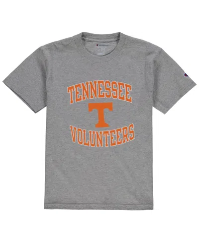 Champion Kids' Big Boys And Girls Gray Tennessee Volunteers Circling Team Jersey T-shirt