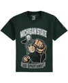 Champion Big Boys And Girls Green Michigan State Spartans Strong Mascot T-shirt In Green