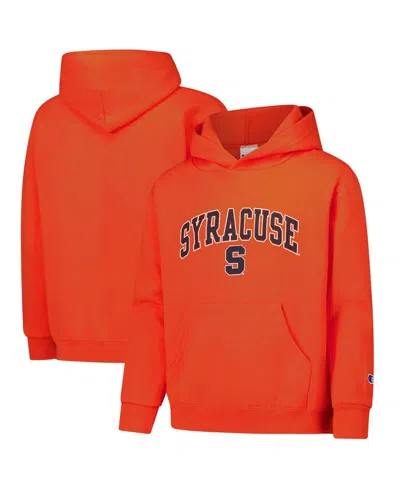 Champion Big Boys And Girls Orange Syracuse Orange Campus Pullover Hoodie