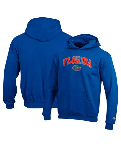 Champion Kids' Big Boys And Girls Royal Florida Gators Campus Pullover Hoodie