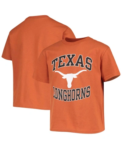 Champion Kids' Big Boys  Texas Orange Texas Longhorns Circling Team Jersey T-shirt