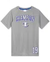 Champion Big Boys Football Jersey Shirt In Grey