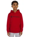 Champion Big Boys Signature Fleece Logo Hoodie In Red
