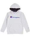 Champion Big Boys Signature Pullover Hoodie In Gray