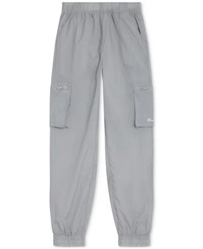 Champion Kids' Big Boys Woven Cargo Joggers In Grey