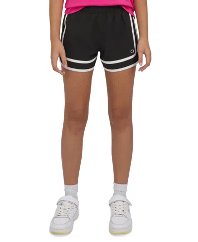 Champion Kids' Big Girls Varsity Shorts In Black