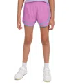 Champion Big Girls Varsity Shorts In Pink