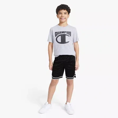 Champion Big Kid Boys Pull-on Short In Black