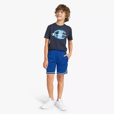 Champion Big Kid Boys Pull-on Short In Blue