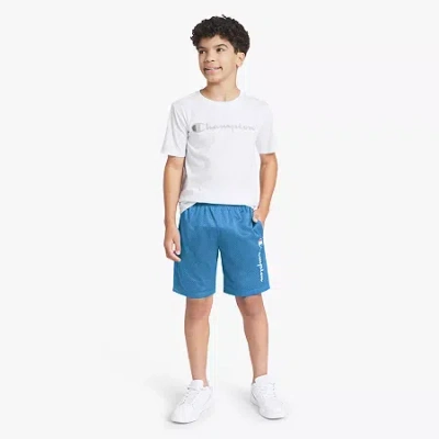 Champion Big Kid Boys Pull-on Short In Blue