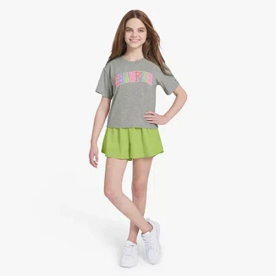 Champion Big Kid Girls 2-pc. Short Set In Gray