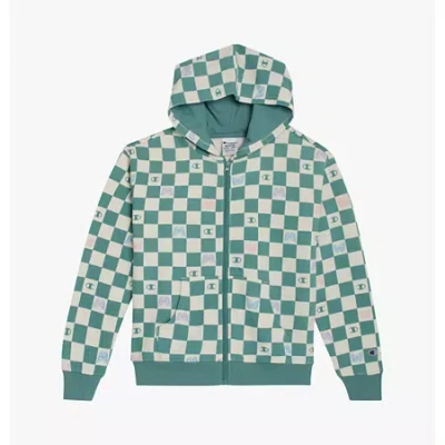 Champion Big Kid Girls Long Sleeve Fleece Zipper Active Hoodie In Blue