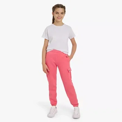 Champion Big Kid Girls Mid Rise Cuffed Active Fleece Cargo Pant In Multi