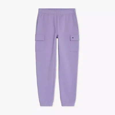 Champion Big Kid Girls Mid Rise Cuffed Active Fleece Cargo Pant In Multi