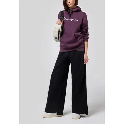 Champion Black Cotton Casual Pants In Pink