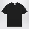 Champion Navy Blue Cotton Crew-neck T-shirt In Black